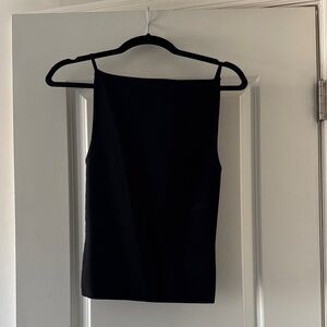 Babaton Black Silk-Blend Camisole